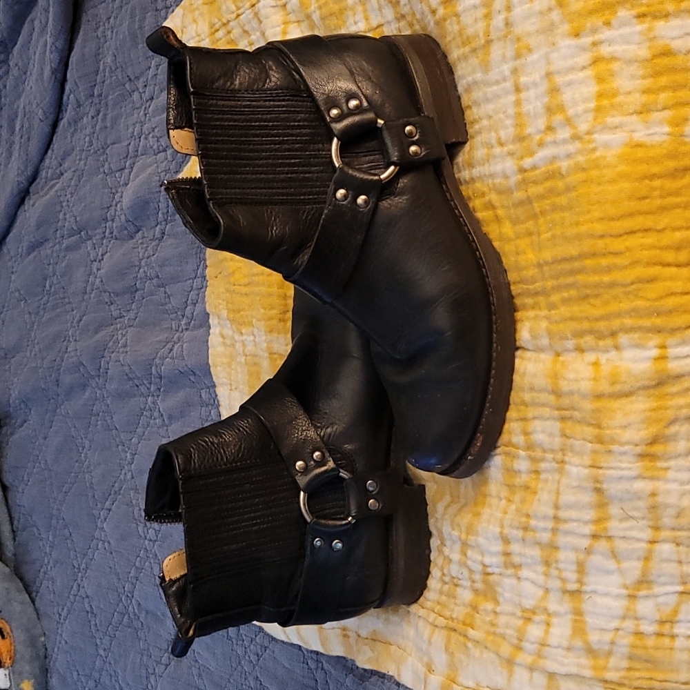 Black Frye booties